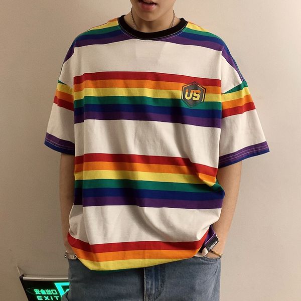 2021 summer new mens japanese casual round neck cotton t-shirt tie-dye striped short-sleeved cross-border, White;black
2021 summer new mens japanese casual round neck cotton t-shirt tie-dye striped short-sleeved cross-border, White;black