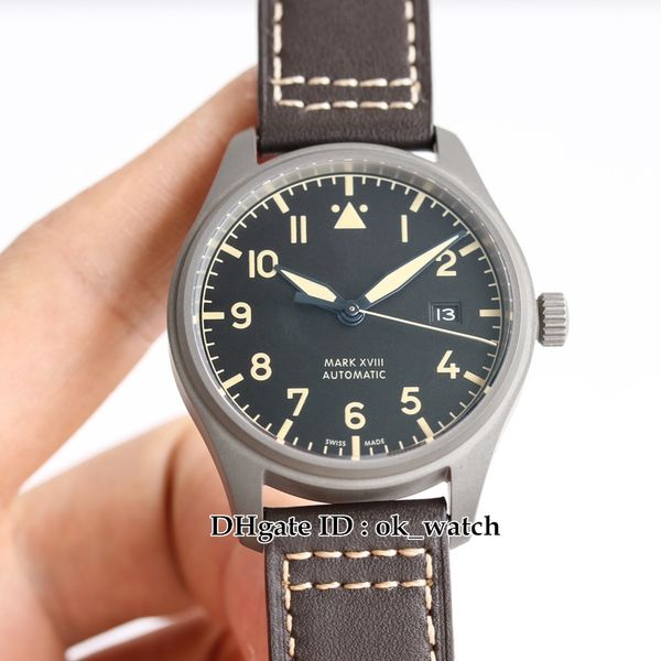 39mm miyota 9015 automatic mens watch titanium steel case iw327006 black dial brown leather new gents sport watches, Slivery;brown
39mm miyota 9015 automatic mens watch titanium steel case iw327006 black dial brown leather new gents sport watches, Slivery;brown