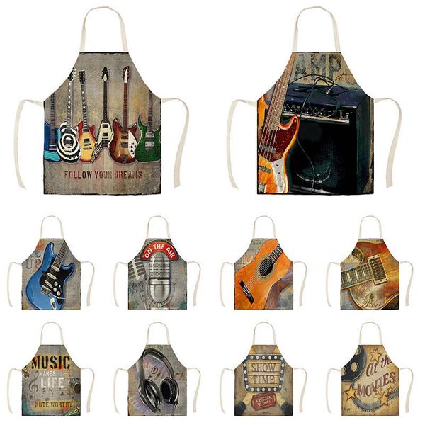 aprons nordic style oil painting music guitar apron ladies baking cooking men's cafe kitchen
aprons nordic style oil painting music guitar apron ladies baking cooking men's cafe kitchen