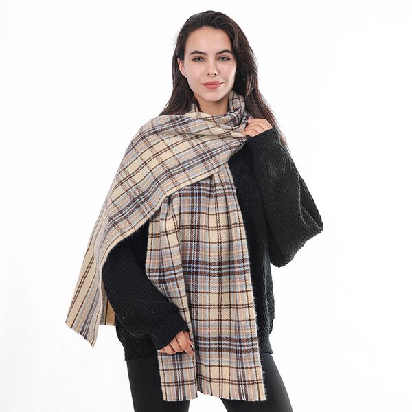 luxury design 2021 autumn winter new fashion warm imitation cashmere scarf women's japan and south korea ac plaid scarf, Blue;gray
luxury design 2021 autumn winter new fashion warm imitation cashmere scarf women's japan and south korea ac plaid scarf, Blue;gray