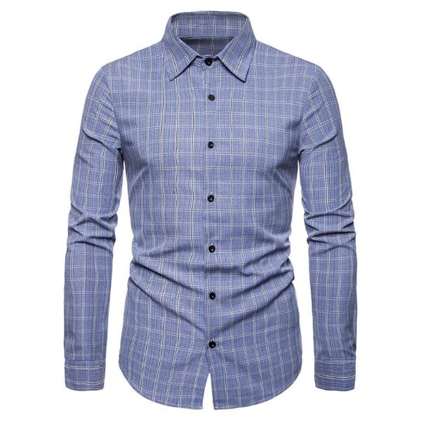 men flannel plaid shirts business long sleeve soft turn-down collar slim fit brand man clothes men's casual, White;black
men flannel plaid shirts business long sleeve soft turn-down collar slim fit brand man clothes men's casual, White;black