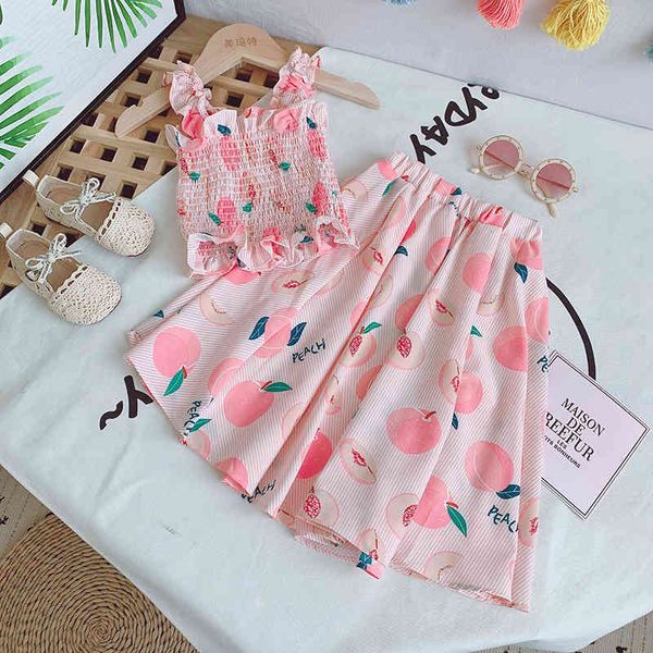 girls clothes set summer fruit print elastic sling + high waist long skirt two-piece fashion baby girl 210515, White
girls clothes set summer fruit print elastic sling + high waist long skirt two-piece fashion baby girl 210515, White