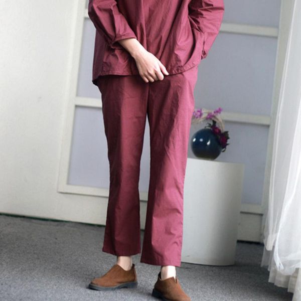 women's pants & capris johnature style fashion cotton nine points calf women 2021 spring solid literary button loose casual female, Black;white
women's pants & capris johnature style fashion cotton nine points calf women 2021 spring solid literary button loose casual female, Black;white