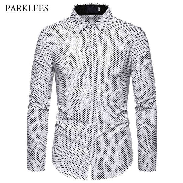 dot fashion printing design men's shirt lapel casual slim fit long-sleeved shirts business men's clothing chemise homme 210524, White;black
dot fashion printing design men's shirt lapel casual slim fit long-sleeved shirts business men's clothing chemise homme 210524, White;black