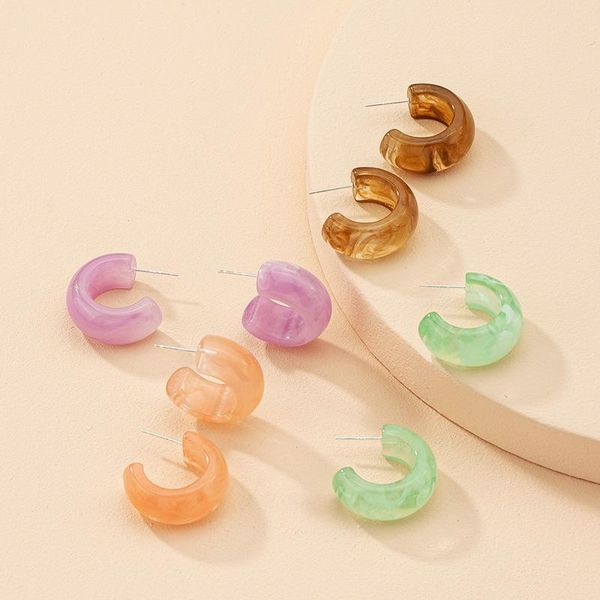 stud fflacell 2021 ins korean fashion simple c-shaped candy color geometric acrylic resin earrings for women girls party jewelry gift, Golden;silver
stud fflacell 2021 ins korean fashion simple c-shaped candy color geometric acrylic resin earrings for women girls party jewelry gift, Golden;silver