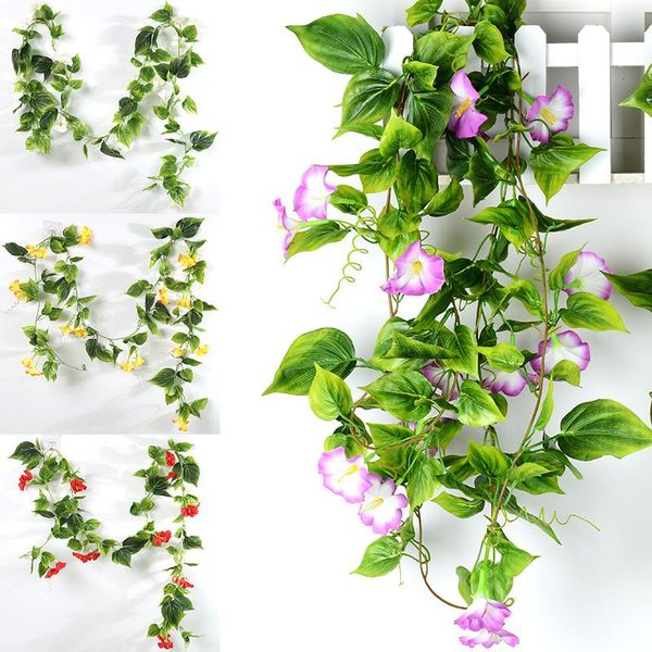 decorative flowers & wreaths 2.2m fake morning glory simulation petunia wedding home decor rose red white yellow artificial for garden
decorative flowers & wreaths 2.2m fake morning glory simulation petunia wedding home decor rose red white yellow artificial for garden