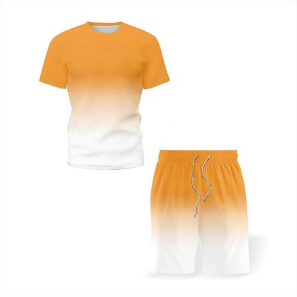 summer short sleeved 3d men tracksuits gradient color t shirt complete sportswear digital printing clothing shorts, Gray
summer short sleeved 3d men tracksuits gradient color t shirt complete sportswear digital printing clothing shorts, Gray