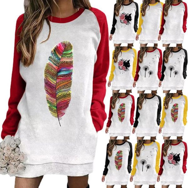 casual dresses hoodie oversize women's colorblock pocket pullover long sleeve round neck print sweatshirts dress elegant sweater, Black;gray
casual dresses hoodie oversize women's colorblock pocket pullover long sleeve round neck print sweatshirts dress elegant sweater, Black;gray