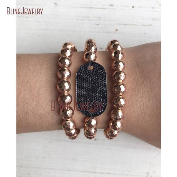 charm bracelets pave black crystal dog tag bracelet rose gold hematite beaded stacking br19943, Golden;silver
charm bracelets pave black crystal dog tag bracelet rose gold hematite beaded stacking br19943, Golden;silver