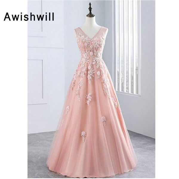 party dresses real pos v neck sleeveless lace appliques tulle floor length evening dress elegant gown vestidos de fiesta noche, White;black
party dresses real pos v neck sleeveless lace appliques tulle floor length evening dress elegant gown vestidos de fiesta noche, White;black