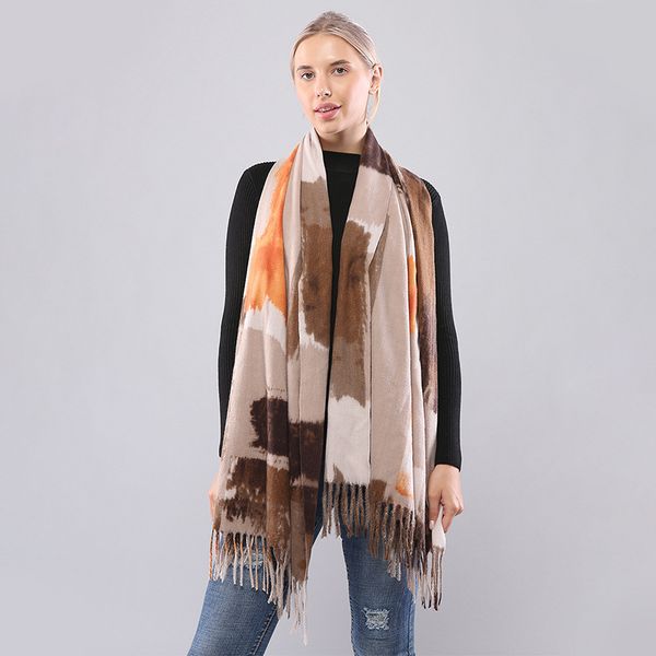 autumn and winter new tassel fashion multifunctional tie dyeing personalized printing warm scarf bib, Blue;gray
autumn and winter new tassel fashion multifunctional tie dyeing personalized printing warm scarf bib, Blue;gray
