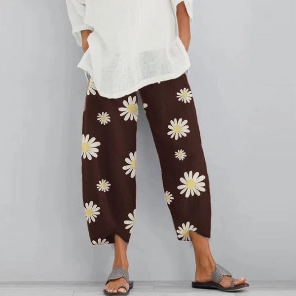 women's pants & capris women casual harem summer elastic waist wide leg vintage floral printed trousers female loose pantalon plus size, Black;white
women's pants & capris women casual harem summer elastic waist wide leg vintage floral printed trousers female loose pantalon plus size, Black;white