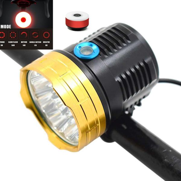 wasafire bike light lamp headlight 18000 lm 10 xml-t6 led rechargeable 3 mode aluminum high-power lights
wasafire bike light lamp headlight 18000 lm 10 xml-t6 led rechargeable 3 mode aluminum high-power lights