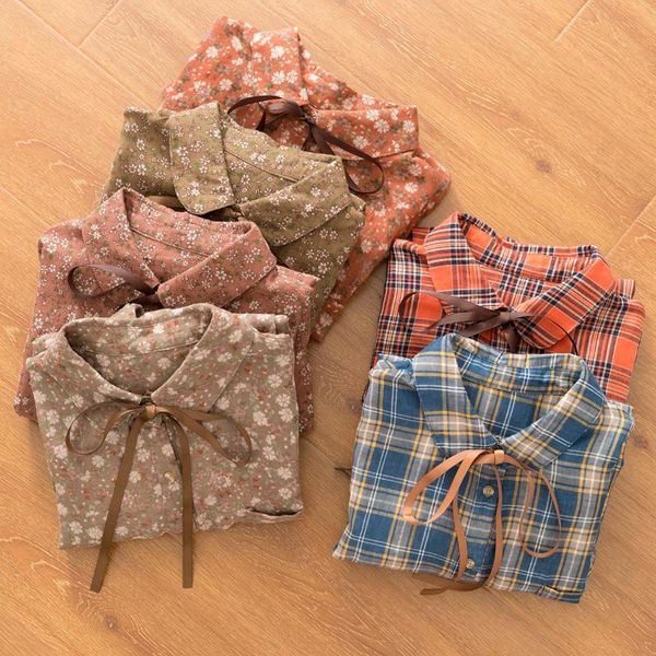 lamtrip 2021 sales promotion double layers cotton yarn flowers print plaid vintage boutique bow sash long sleeve shirt blouse women's b, White
lamtrip 2021 sales promotion double layers cotton yarn flowers print plaid vintage boutique bow sash long sleeve shirt blouse women's b, White