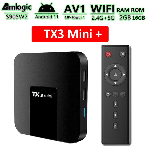 smart tv box android 11 tx3 mini plus amlogic s905w2 quad core 2.4g 5g wifi 100m 4k 60fps media player tx3mini 2gb 16gb
smart tv box android 11 tx3 mini plus amlogic s905w2 quad core 2.4g 5g wifi 100m 4k 60fps media player tx3mini 2gb 16gb