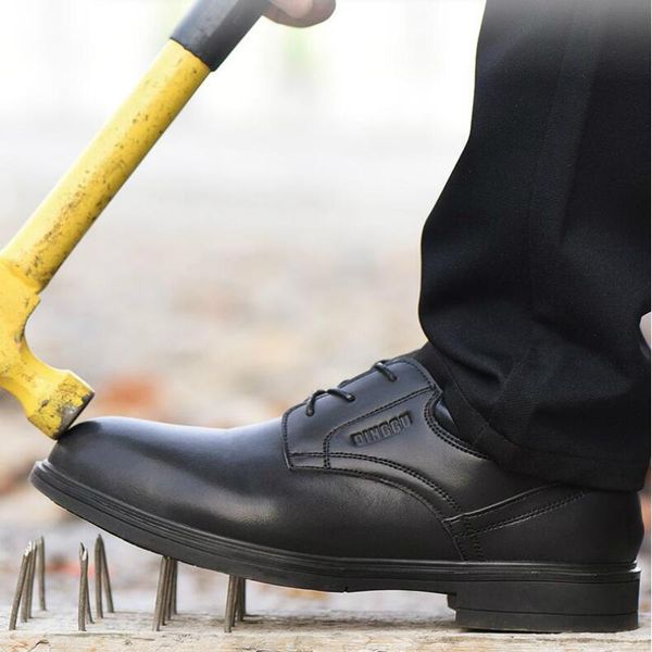 boots men casual warehouse factory work shoes cow leather steel toe caps shoe worker safety security sneakers seguridad zapatos, Black
boots men casual warehouse factory work shoes cow leather steel toe caps shoe worker safety security sneakers seguridad zapatos, Black
