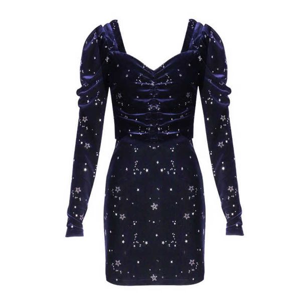 perhaps u navy blue black star velvet long sleeve mini short pencil dress v neck print winter autumn elegant d0828 210529, Black;gray
perhaps u navy blue black star velvet long sleeve mini short pencil dress v neck print winter autumn elegant d0828 210529, Black;gray