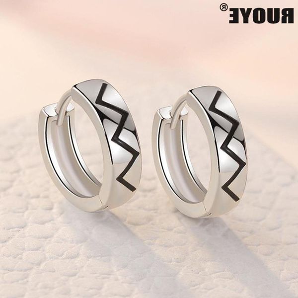 925 sterling silver hoop earring black pattern for women fashion korea jewelry, Golden
925 sterling silver hoop earring black pattern for women fashion korea jewelry, Golden