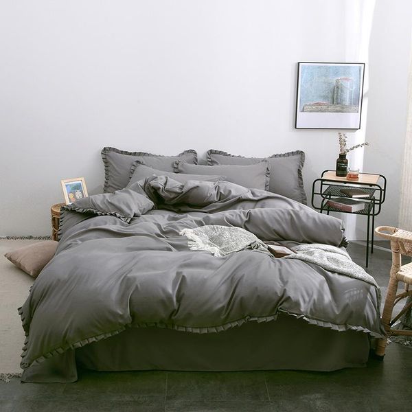 bedding sets exquisite ruffled duvet cover bed sheet set micorfiber lightweight soft solid color 3/4pcs twin king size
bedding sets exquisite ruffled duvet cover bed sheet set micorfiber lightweight soft solid color 3/4pcs twin king size
