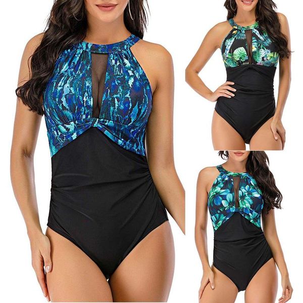 one-piece suits flower print ocean blue ladies swimsuit halter sleeveless hollow mesh v-neck summer beach swimwears swimming monokini
one-piece suits flower print ocean blue ladies swimsuit halter sleeveless hollow mesh v-neck summer beach swimwears swimming monokini