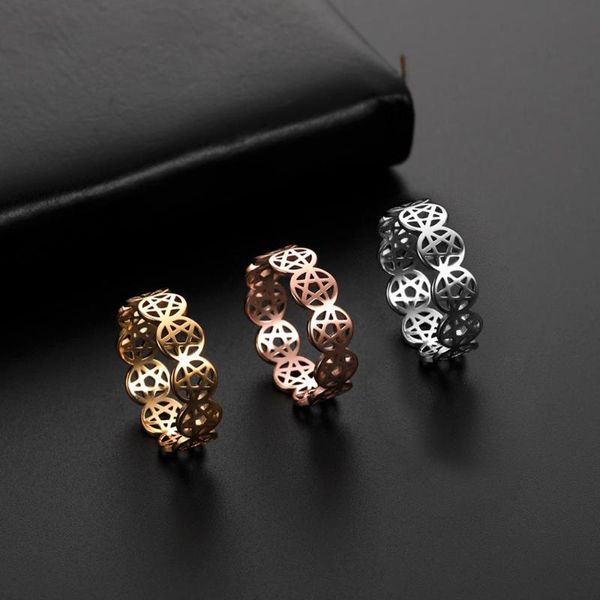 cluster rings cooltime pentagram women's ring pentacle viking fine couple men talisman supernatural stainless steel jewelry accessories, Golden;silver
cluster rings cooltime pentagram women's ring pentacle viking fine couple men talisman supernatural stainless steel jewelry accessories, Golden;silver