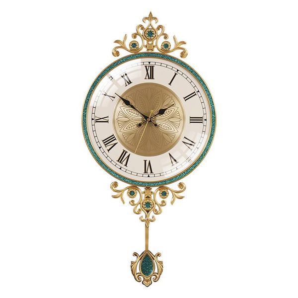 large luxury wall clock modern design gold metal copper watch silent retro pendulum clocks home decor living room gift
large luxury wall clock modern design gold metal copper watch silent retro pendulum clocks home decor living room gift