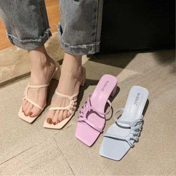 sandals women's shoes summer style korean fashion thin belt woven high-heeled slippers thick-heeled trendy 22, Black
sandals women's shoes summer style korean fashion thin belt woven high-heeled slippers thick-heeled trendy 22, Black