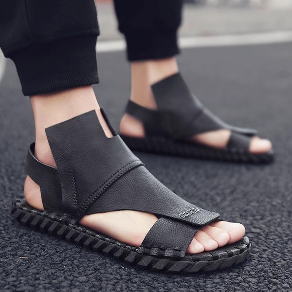 sandals leather man summer shoes men beach breathable casual krasovki tenis slippers male 2021 sandalias hombre, Black
sandals leather man summer shoes men beach breathable casual krasovki tenis slippers male 2021 sandalias hombre, Black