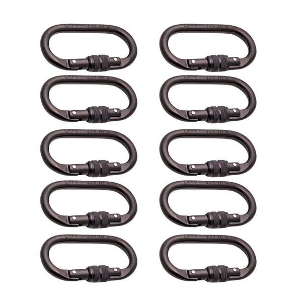 cords, slings and webbing 10pcs rock climbing oval shape 25kn screw locking carabiner hook for outdoor rappelling rescue 11 x 6cm ce certifi
cords, slings and webbing 10pcs rock climbing oval shape 25kn screw locking carabiner hook for outdoor rappelling rescue 11 x 6cm ce certifi