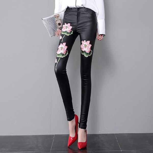 women's jeans european leather denim pants women fall winter wear lotus skinny plus velvet warm trousers leggins, Blue
women's jeans european leather denim pants women fall winter wear lotus skinny plus velvet warm trousers leggins, Blue