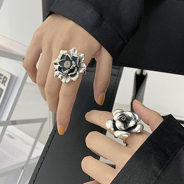 wedding rings couple engagement fashion exaggeration flower vintage punk party aesthetic adjustable jewelry accessories gifts for women, Slivery;golden
wedding rings couple engagement fashion exaggeration flower vintage punk party aesthetic adjustable jewelry accessories gifts for women, Slivery;golden