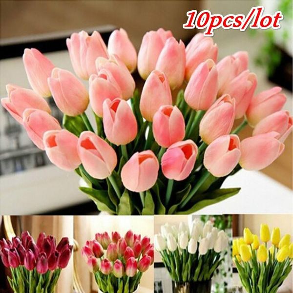 decorative flowers & wreaths 10pcs tulip artificial flower silky bouquet fake for wedding decoration home garden decor
decorative flowers & wreaths 10pcs tulip artificial flower silky bouquet fake for wedding decoration home garden decor