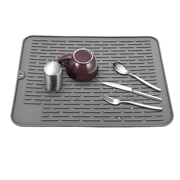 table runner rectangle silicone drying mat,drain mat insulation mat,kitchen sink mat,waterproof counterpad,1pcs,grey
table runner rectangle silicone drying mat,drain mat insulation mat,kitchen sink mat,waterproof counterpad,1pcs,grey