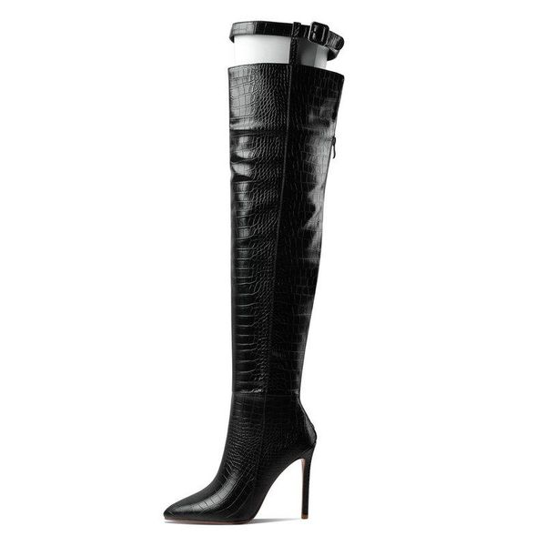 boots qzyerai black women over the knee modern patent pu leather winter shoes fashion pointed toe square heel
boots qzyerai black women over the knee modern patent pu leather winter shoes fashion pointed toe square heel