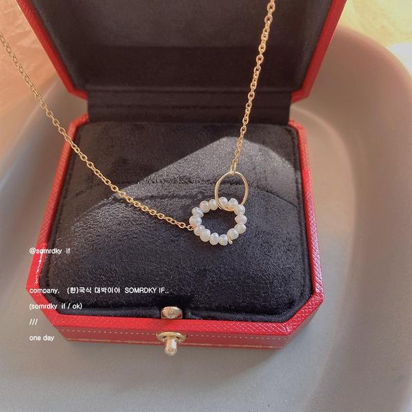 pendant necklaces faashion shiny pearl round design necklace for women exquisite gold chain sweet clavicle jewelry gift girl, Silver
pendant necklaces faashion shiny pearl round design necklace for women exquisite gold chain sweet clavicle jewelry gift girl, Silver