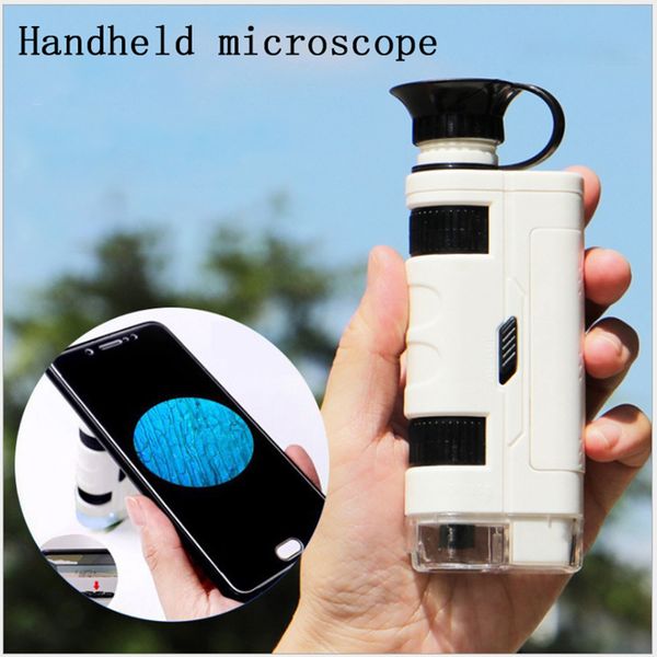 120x handheld portable microscope hd magnifying glass scientific experiment students observe animal and plant cell specimens
120x handheld portable microscope hd magnifying glass scientific experiment students observe animal and plant cell specimens