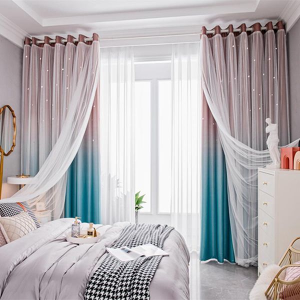 curtain & drapes 1 panel double layers blackout gradient hollow out starhigh shading curtains for living room bedroom window 2021 fashion 2j
curtain & drapes 1 panel double layers blackout gradient hollow out starhigh shading curtains for living room bedroom window 2021 fashion 2j