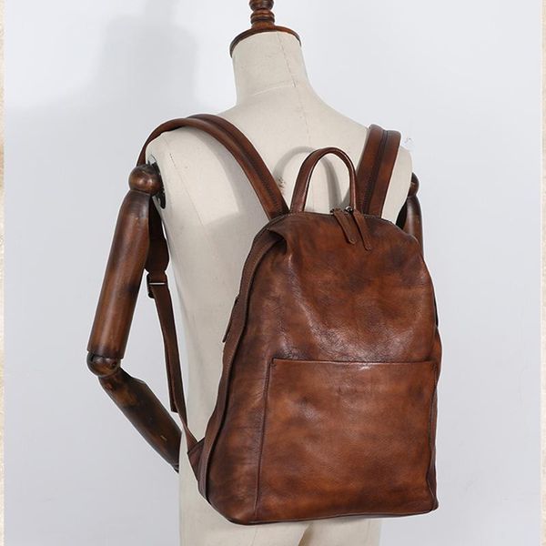 backpack fctossr men's leather all-match female head layer cowhide retro leisure travel bag
backpack fctossr men's leather all-match female head layer cowhide retro leisure travel bag