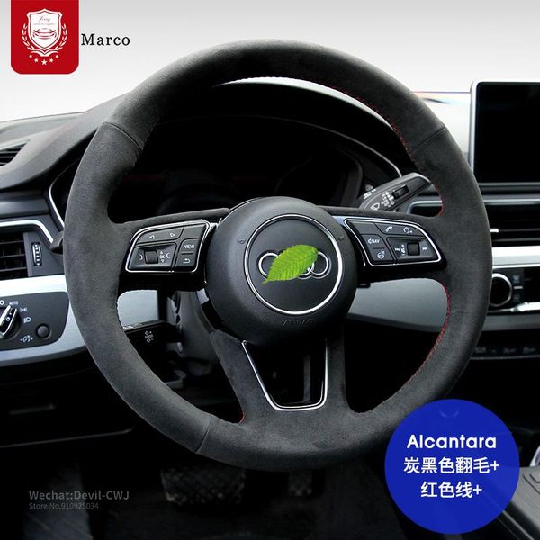 auto alcantara steering wheel cover suede for audi s3 a5 a7 s6 audi tt s5 r8 hand-stitch hand grip auto parts car accessories
auto alcantara steering wheel cover suede for audi s3 a5 a7 s6 audi tt s5 r8 hand-stitch hand grip auto parts car accessories