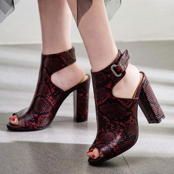 boots women genuine leather summer snakeskin open toe hoof block high heels cross tied side sandal shoes1, Black
boots women genuine leather summer snakeskin open toe hoof block high heels cross tied side sandal shoes1, Black