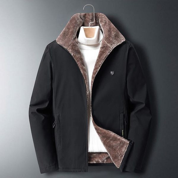 men's jackets autumn winter man coats plus size zipper pocket plush thicken warm cozy business outdoor simple all-match fashion casual, Black;brown
men's jackets autumn winter man coats plus size zipper pocket plush thicken warm cozy business outdoor simple all-match fashion casual, Black;brown