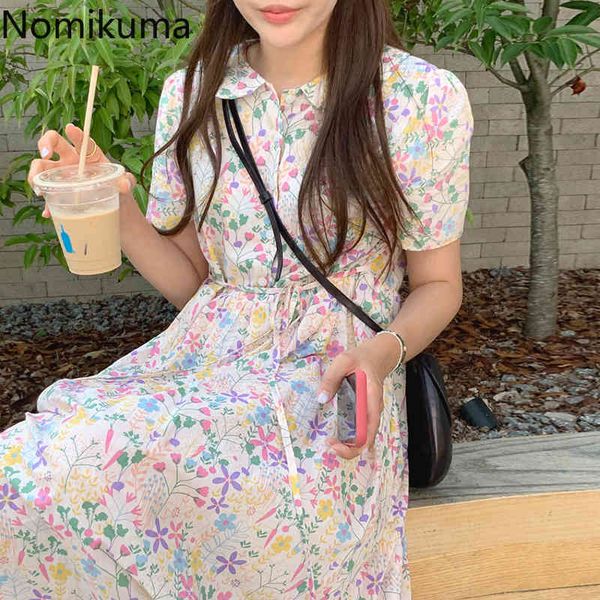 nomikuma korean sweet dress women turn down collar short sleeve midi dresses single breasted slim waist floral printed robe 210514, Black;gray
nomikuma korean sweet dress women turn down collar short sleeve midi dresses single breasted slim waist floral printed robe 210514, Black;gray