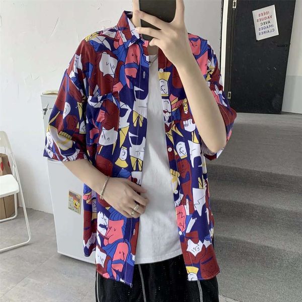 men's casual shirts shirthawaiian flower thin men's short sleeve loose beach shirt ancient fashion and smart coat jlbz, White;black
men's casual shirts shirthawaiian flower thin men's short sleeve loose beach shirt ancient fashion and smart coat jlbz, White;black