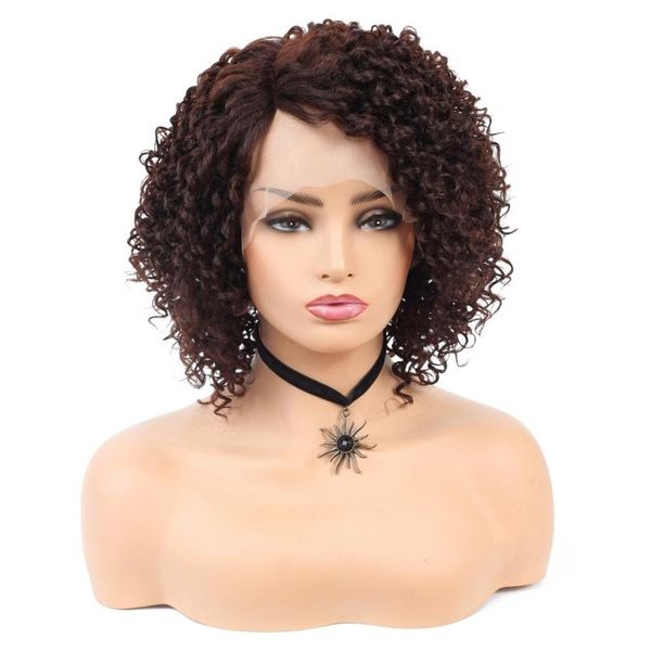 synthetic wigs dai weier lace short curly wig afro american for black women brown heat resistant
synthetic wigs dai weier lace short curly wig afro american for black women brown heat resistant