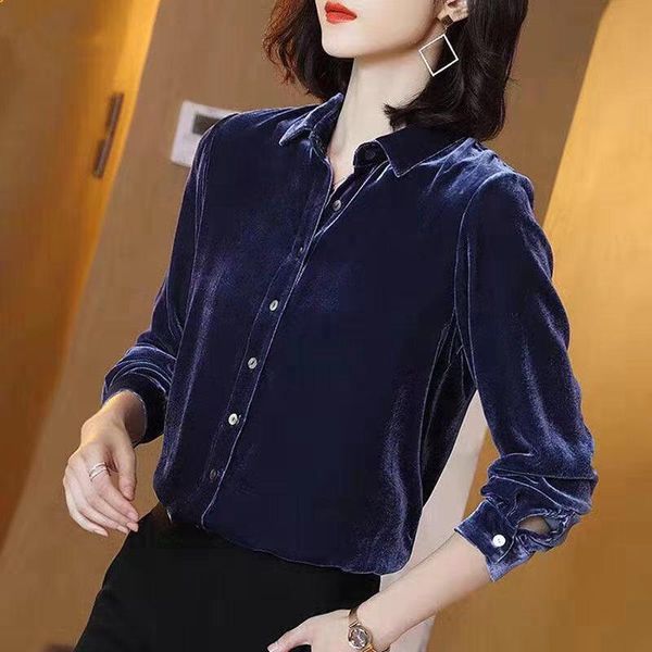 women's blouses & shirts fall spring office lady womens long sleeve black wine red navy velour blouse shirt , woman clothes, White
women's blouses & shirts fall spring office lady womens long sleeve black wine red navy velour blouse shirt , woman clothes, White