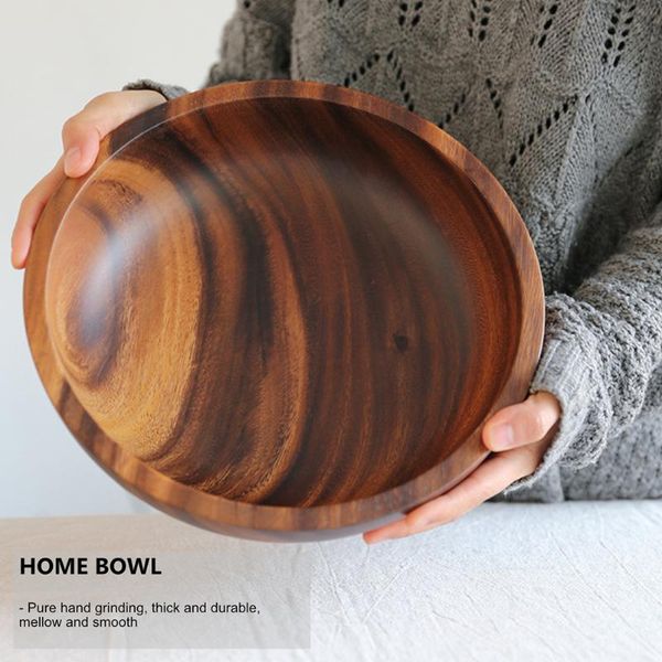 1pc salad bowl practical durable wooden simple storage holder kitchen fruit for restaurant use adults bowls
1pc salad bowl practical durable wooden simple storage holder kitchen fruit for restaurant use adults bowls