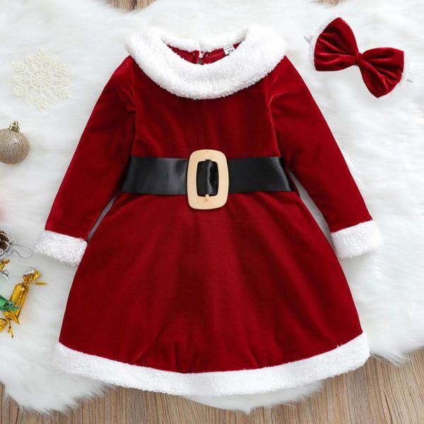 girl's dresses kids girls christmas dress set long sleeve soft flannel festival with headband winter, Red;yellow
girl's dresses kids girls christmas dress set long sleeve soft flannel festival with headband winter, Red;yellow
