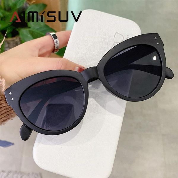 sunglasses aimisuv 2021 trend fashion women cat eye design female luxury gafas de sol mujer uv400, White;black
sunglasses aimisuv 2021 trend fashion women cat eye design female luxury gafas de sol mujer uv400, White;black