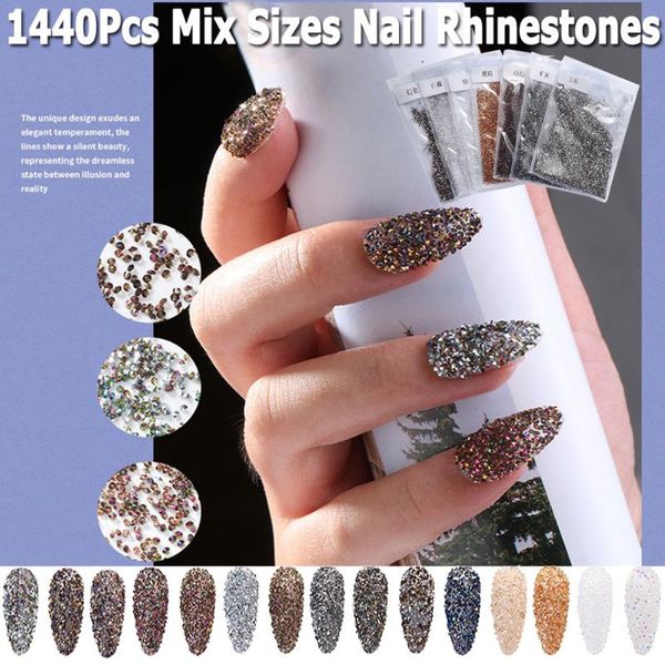 nail art decorations 1440pcs mixed sizes glass crystal non fix rhinestone jewelry flatback 3d glitter, Silver;gold
nail art decorations 1440pcs mixed sizes glass crystal non fix rhinestone jewelry flatback 3d glitter, Silver;gold