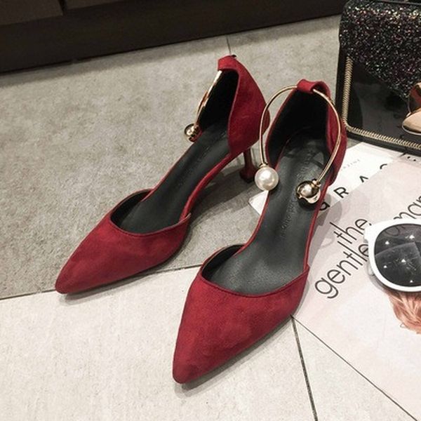single shoes women 2021 spring new korean version of the wild girl style shallow mouth fine heels high heels, Black
single shoes women 2021 spring new korean version of the wild girl style shallow mouth fine heels high heels, Black
